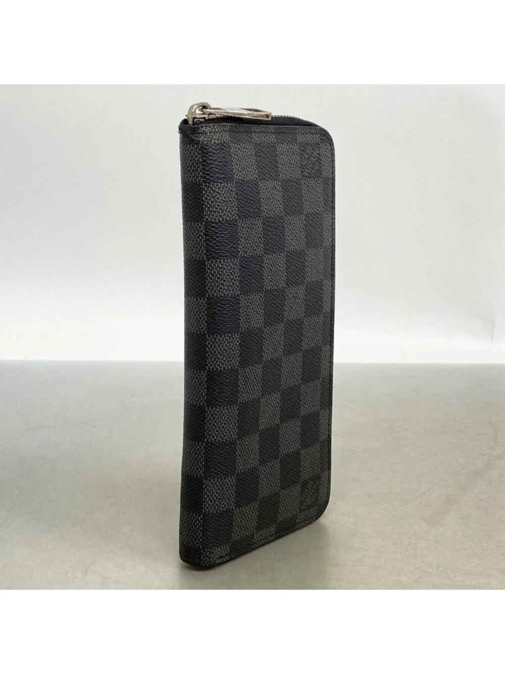 Louis Vuitton Wallet Damier Graphite Zippy Vertical Black